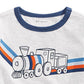 Camiseta infantil First Impressions Baby Boy's Train, cinza, tamanho 3-6 meses