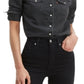 Camisa Levi's Ultimate Western Feminina Preta Tamanho X-G