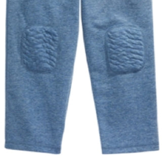 Calça infantil First Impressions com patch no joelho para meninos, azul, tamanho 3T