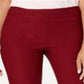 Calça feminina Charter Club Cambridge Skinny Tummy Control, vermelha, tamanho 10