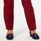 Calça feminina Charter Club Cambridge Skinny Tummy Control, vermelha, tamanho 10
