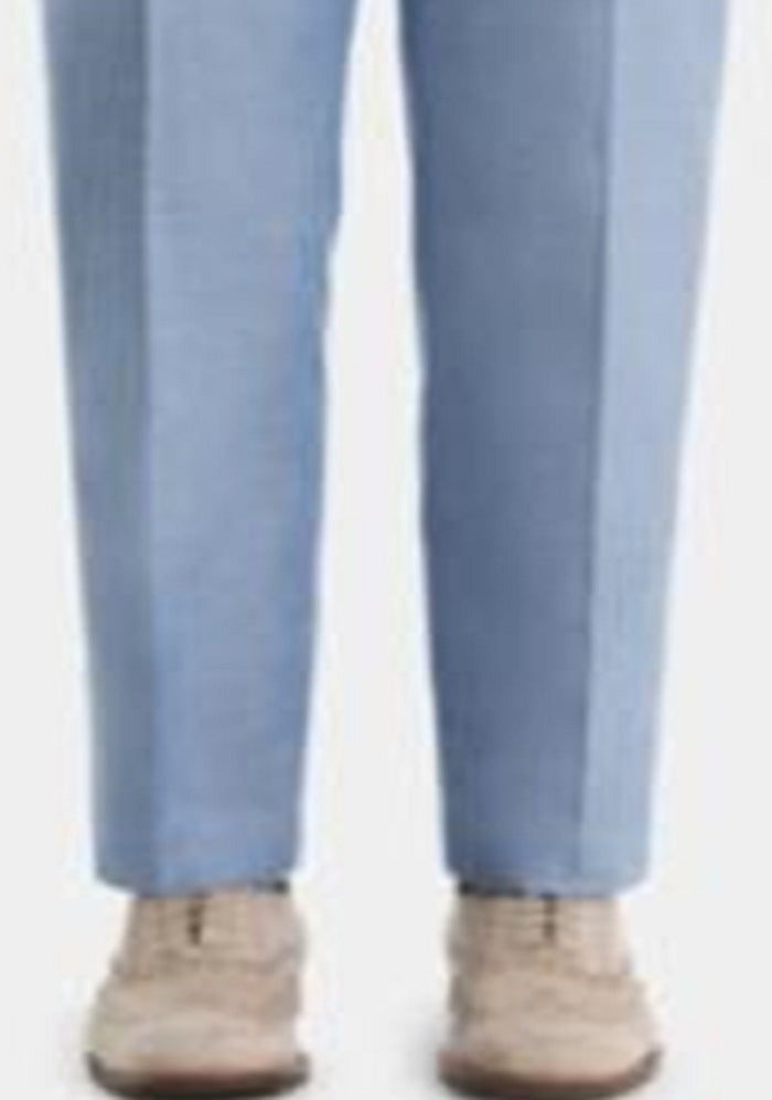Calça Ralph Lauren Masculina Chambray Frente Lisa Azul Tamanho 42X32