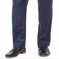 Calça Ralph Lauren Masculina Mistura de Lã Heather Azul Tamanho 36X32