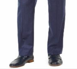 Calça Ralph Lauren Masculina Mistura de Lã Heather Azul Tamanho 36X32