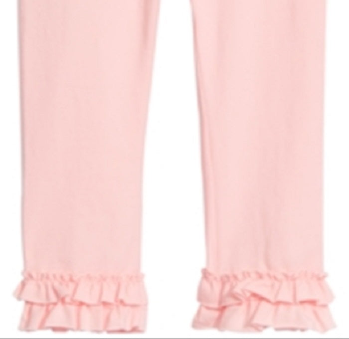 Leggings com babados para meninas First Impressions, rosa, tamanho 24 meses