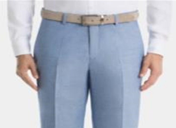 Calça Ralph Lauren UltraFlex Classic Fit Chambray Masculina Azul Tamanho 46X32