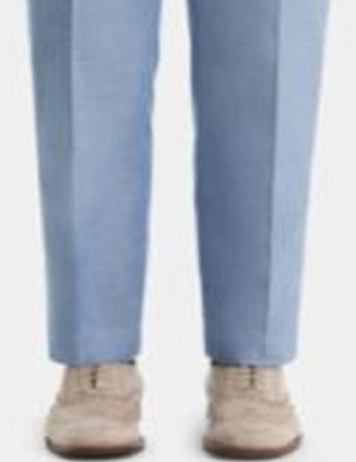Calça Ralph Lauren UltraFlex Classic Fit Chambray Masculina Azul Tamanho 46X32