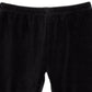 Leggings de veludo para bebê First Impressions para meninas, pretas, tamanho 24 meses