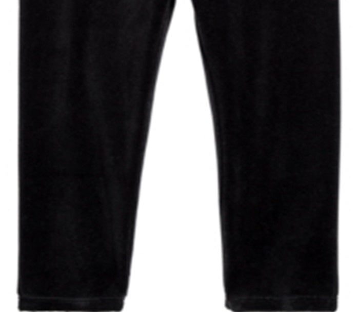Leggings de veludo para bebê First Impressions para meninas, pretas, tamanho 24 meses