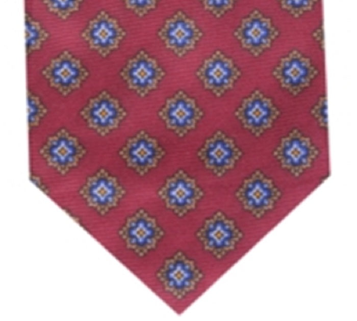 Gravata medalhão Luciano masculina Tasso Elba vermelha tamanho único