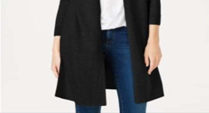 Suéter Duster Leve Feminino INC International Concepts Preto Tamanho Pequeno