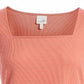 Top feminino Self Esteem com decote quadrado rosa tamanho grande