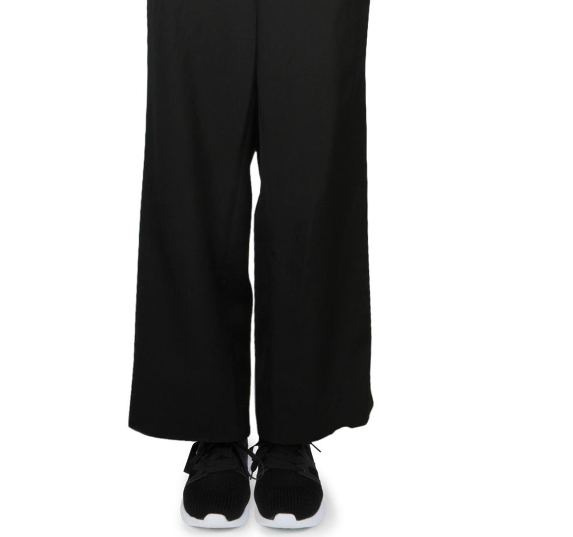 Calça de corrida feminina Rachel Roy, cintura média, perna larga, preta, tamanho pequeno