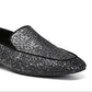 Donald J Pliner Mocassim Honey Fechado Feminino Prata/Preto Tamanho 7