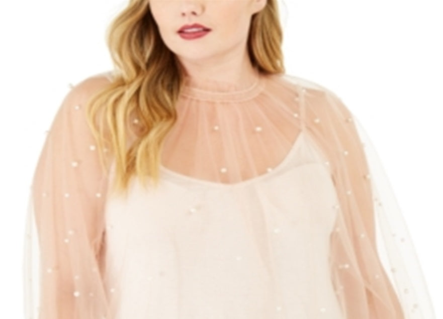 Regata transparente feminina International Concepts rosa tamanho 2XL