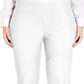 Calça feminina Cambridge Tummy Slimming Tornozelo Divas Emporium Branca 18W