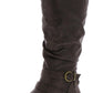 Botas de montaria Fairfield Buckle femininas White Mountain, marrom, tamanho 8,5 M