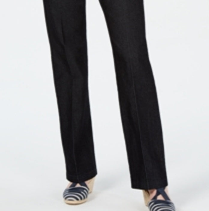 Calça feminina Charter Club Tummy Control Azul - Tamanho 8 P