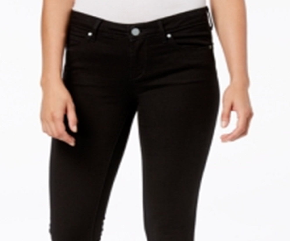 Jeans feminino Sarah Denim Skinny Ankle Jeans preto tamanho 24