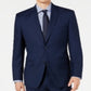 Terno masculino Marc New York Modern Fit Stretch Birdseye azul tamanho 38