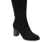 Bota Parrish de cano largo Journee Collection para mulheres, tamanho 10M, preta