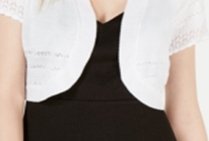 Robbie Bee Cardigan Feminino de Malha Branco Tamanho Pequeno G