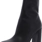 Botas de cano curto femininas Steve Madden Fulton com palmilha acolchoada, pretas, tamanho 11 M
