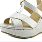 Sandália plataforma feminina Rachey1 da Style &amp; Co, preta, tamanho 8 M