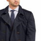 Ralph Lauren Classic Fit Lowry Capa de chuva trespassada masculina azul tamanho 48