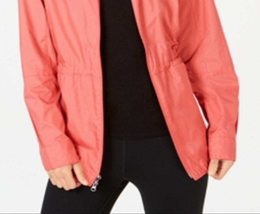 Jaqueta corta-vento Columbia Sustina Springs com forro de lã rosa, tamanho XS, feminina