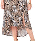 Vestido longo de festa feminino NY Collection Plus com ombros descobertos, marrom, tamanho 2X