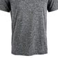 Camiseta básica masculina Ideology mescla cinza tamanho grande