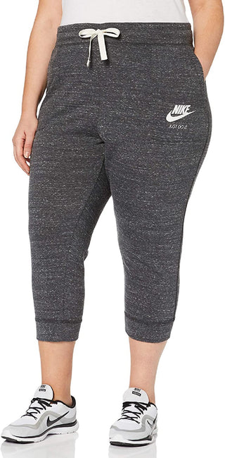 Calça Capri Nike Plus Size Gym Vintage Feminina Cor Cinza Tamanho 2X