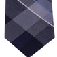 Gravata masculina Kenneth Cole Reaction xadrez skinny slim seda azul tamanho único