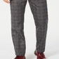 Calça de terno masculina Lauren Ralph Lauren Classic-Fit UltraFlex Stretch cinza escuro com vidraça tamanho 32x30