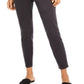 Calças jegging orgânicas femininas Eileen Fisher, pretas e lavadas, tamanho grande