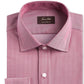 Camisa social masculina Tasso Elba com gola espinha de peixe, vermelha, tamanho 17x34-35