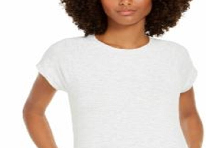 Túnica feminina de manga curta Ideology, cinza, tamanho XL