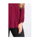 Blusa feminina estilo &amp; co com decote aberto e mangas bufantes Cherry Pie tamanho 2XL