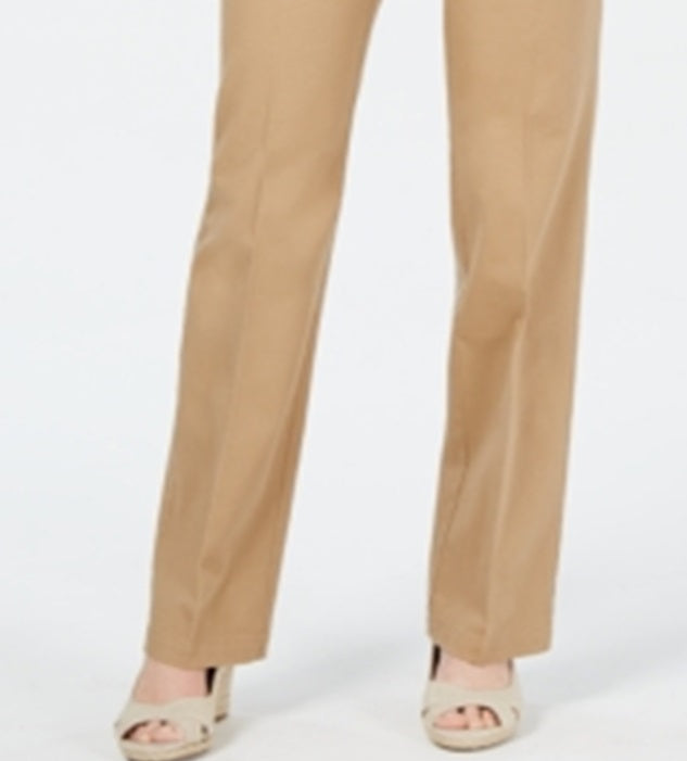 Calça jeans feminina Charter Club marrom tamanho 14 pequena