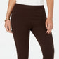 Leggings femininas Style &amp; Co, marrom, tamanho X-S