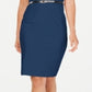 Vestido Calvin Klein Feminino Gola V Cinto Azul Tamanho 2 Petite