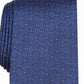 Gravata Perry Ellis Masculina Meira Classic Grid Dot Azul Tamanho Regular