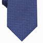 Gravata Perry Ellis Masculina Meira Classic Grid Dot Azul Tamanho Regular