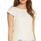 Vestido feminino Vince Camuto com manga curta e jacquard, azul, tamanho 6