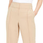 Calça Alfani Feminina Pintuck Cintura Alta Marrom Tamanho 4