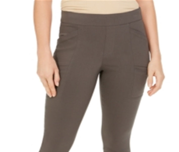 Calça utilitária cropped feminina Style &amp; Co, verde, tamanho 10