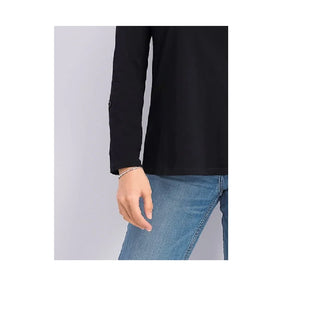 Charter Club Supima Top Feminino com Gola Aberta, Preto, Tamanho Pequeno