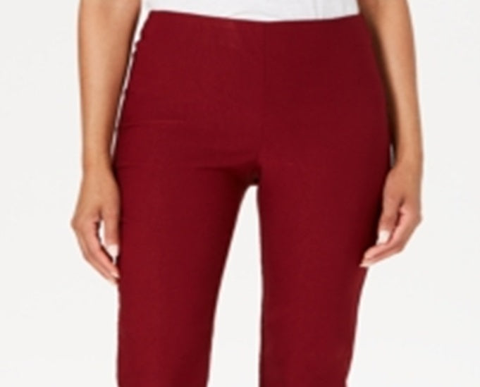 Calça Chelsea Tummy Control Feminina Charter Club Vermelha Tamanho 4 Petite