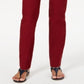 Calça Chelsea Tummy Control Feminina Charter Club Vermelha Tamanho 4 Petite